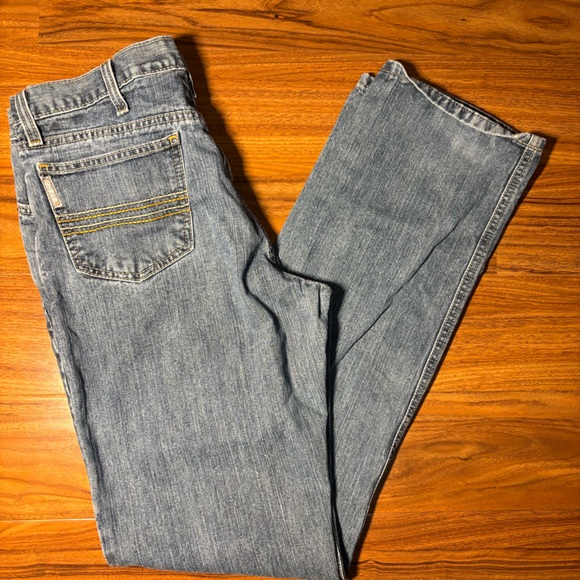 Cinch Up Mens Classic Straight Jeans Blue 5 Pocket Medium Wash Denim 32x36 - Picture 1 of 10